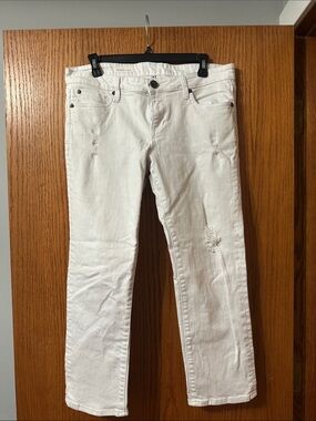 Kut from the Kloth White Women's Boyfriend Jeans